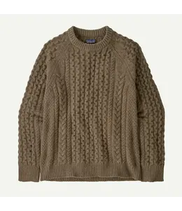 Patagonia M's Recycled Wool-Blend Cable-Knit Crewneck Sweater