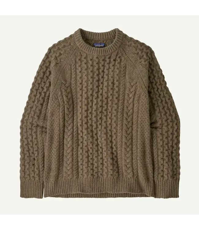 Patagonia M's Recycled Wool-Blend Cable-Knit Crewneck Sweater