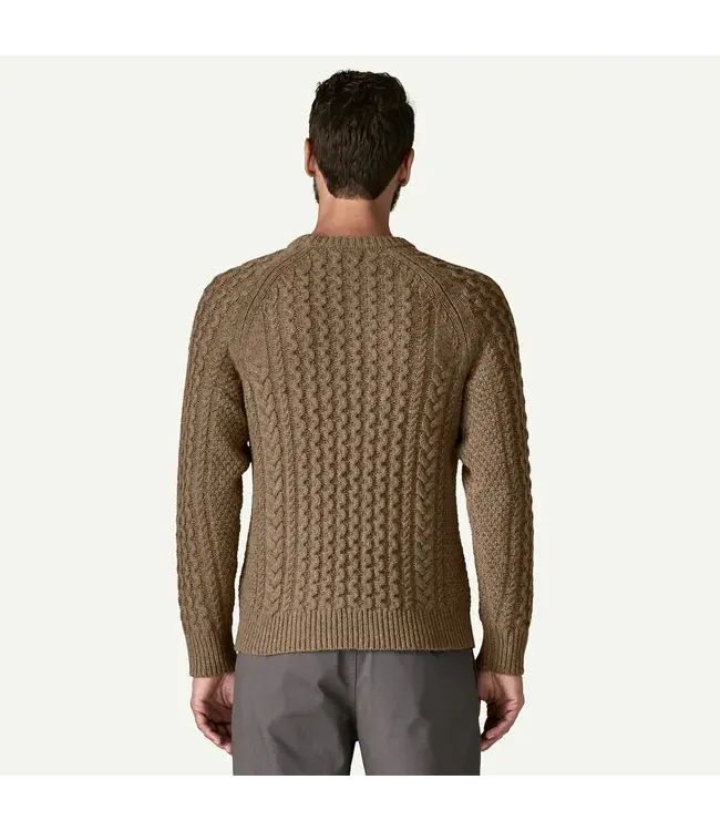 Patagonia M's Recycled Wool-Blend Cable-Knit Crewneck Sweater