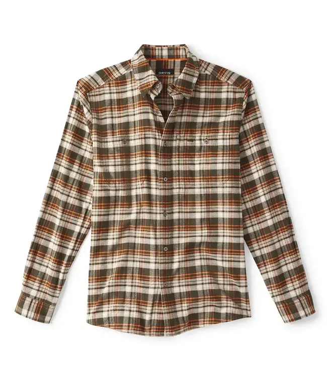 Orvis M's Flat Creek Tech Flannel Shirt