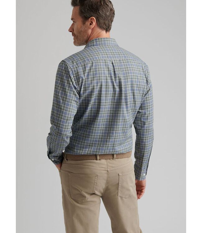 Peter Millar M's Bar Harbor Performance Flannel Sport Shirt
