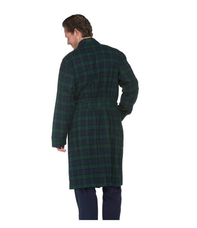 L.L.Bean M's Scotch Plaid Flannel Robe