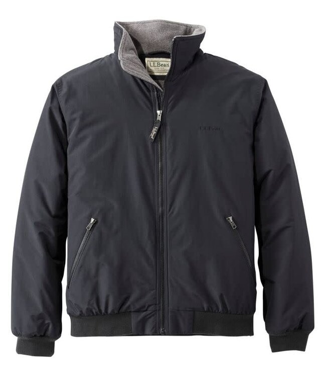 L.L.Bean M's Warm-Up Jacket, Fleece Lined
