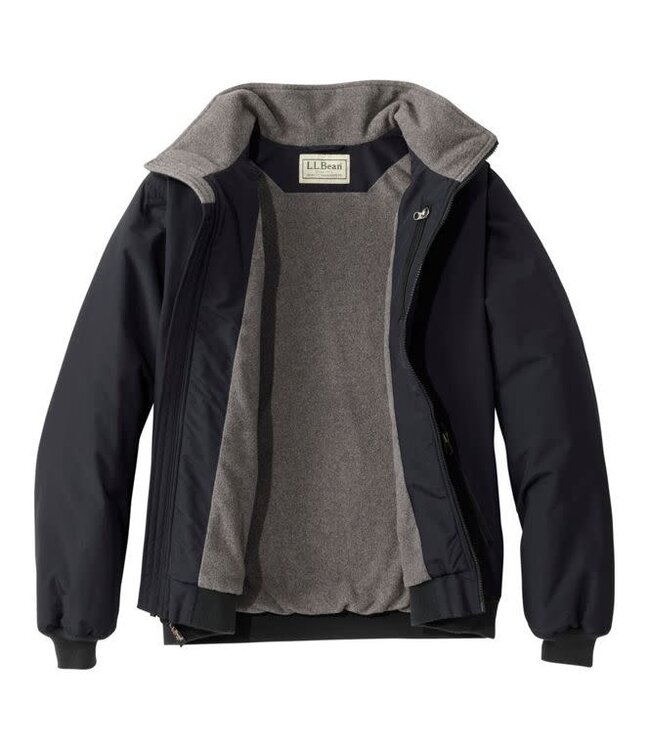 L.L.Bean M's Warm-Up Jacket, Fleece Lined