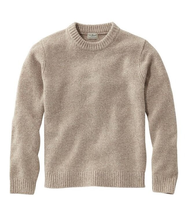 L.L.Bean M's Bean's Classic Ragg Wool Sweater, Crewneck