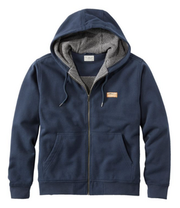 L.L.Bean M's Katahdin Iron Works® Hooded Sweatshirt, Fleece-Lined