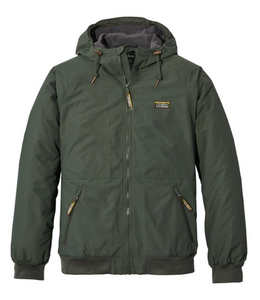 L.L.Bean M's Insulated 3-Season Bomber Hooded Jacket