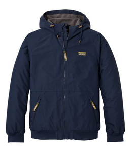 L.L.Bean M's Insulated 3-Season Bomber Hooded Jacket