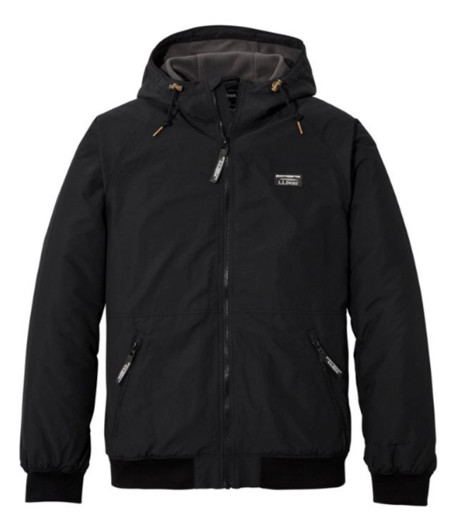 L.L.Bean M's Insulated 3-Season Bomber Hooded Jacket