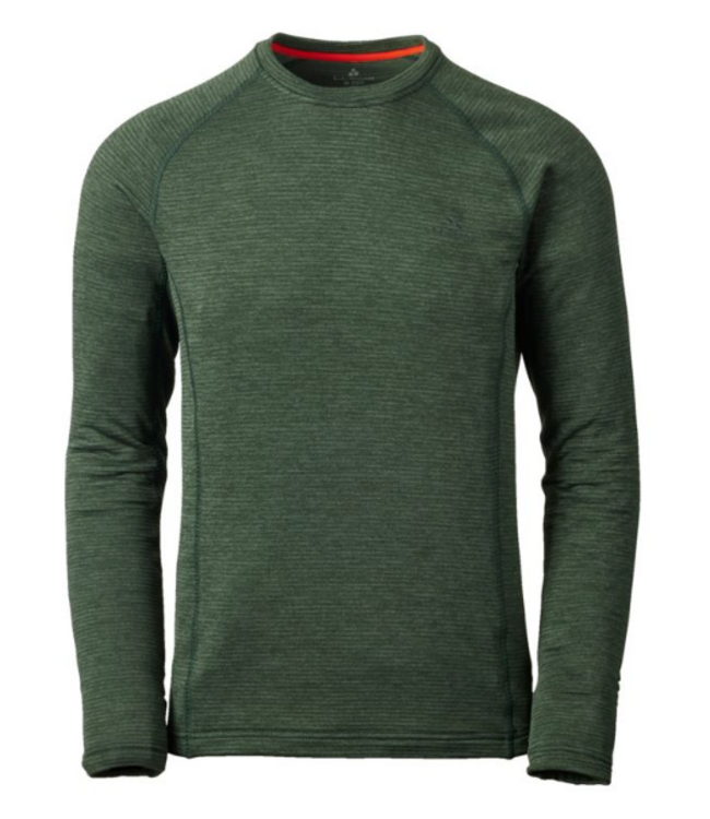 L.L.Bean M's L.L.Bean Midweight Base Layer Crew Top