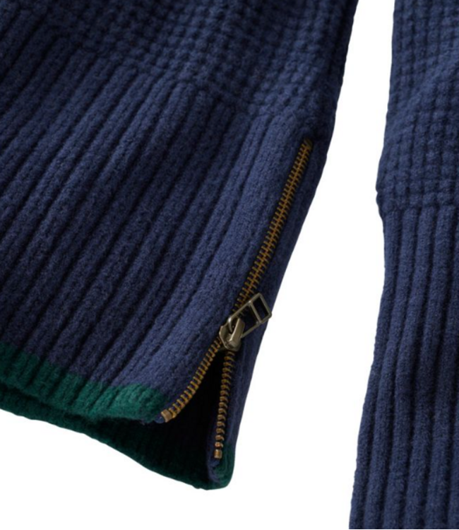 L.L.Bean W's SuperSoft Waffle Sweater, Turtleneck Fair Isle