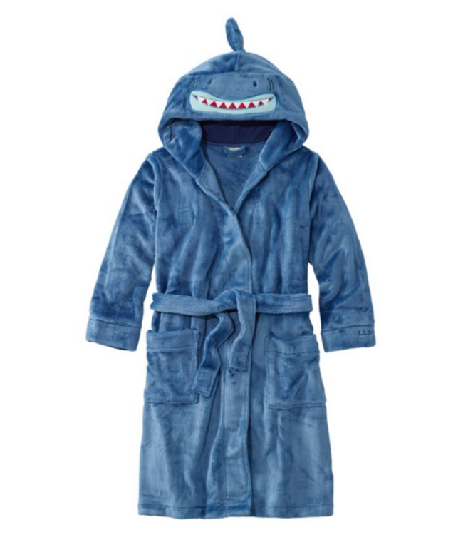 L.L.Bean Kids' Cozy Animal Robe, Hooded