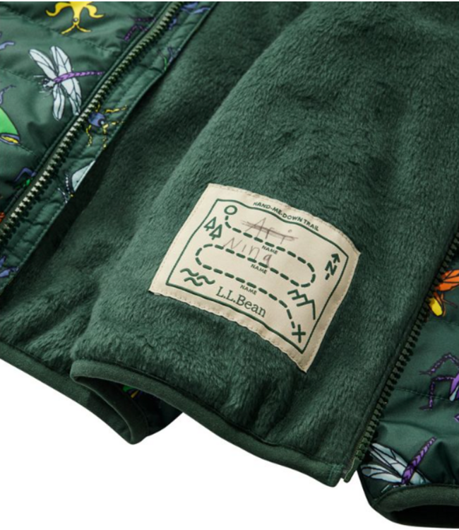L.L.Bean Toddlers' Fleece-Lined Insulated Jacket, Print