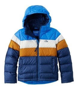 L.L.Bean Little Kids' Bean's Down Jacket, Colorblock