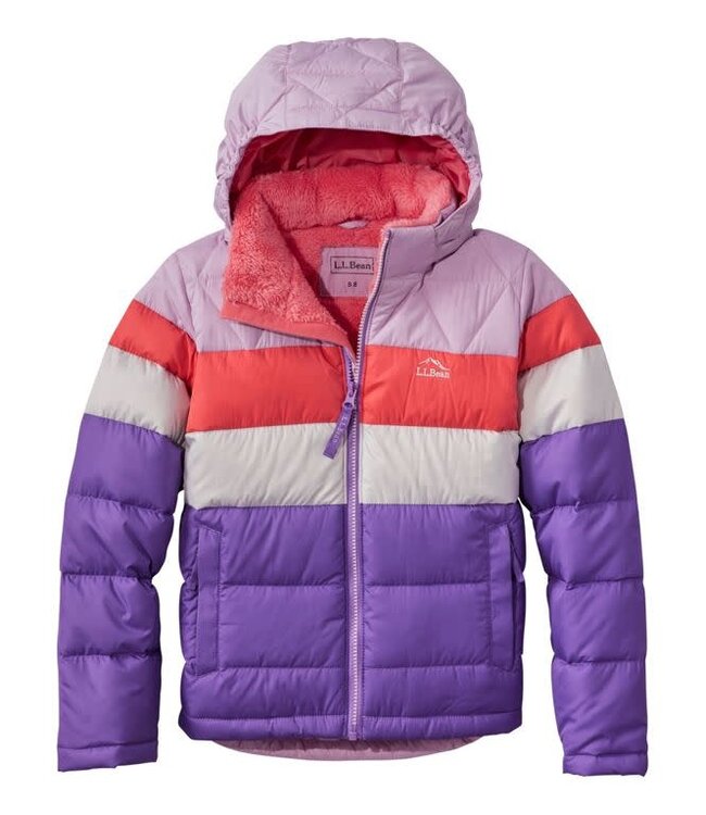 L.L.Bean Little Kids' Bean's Down Jacket, Colorblock