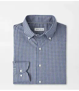 Peter Millar M's Conway Crown Lite Cotton-Stretch Sport Shirt