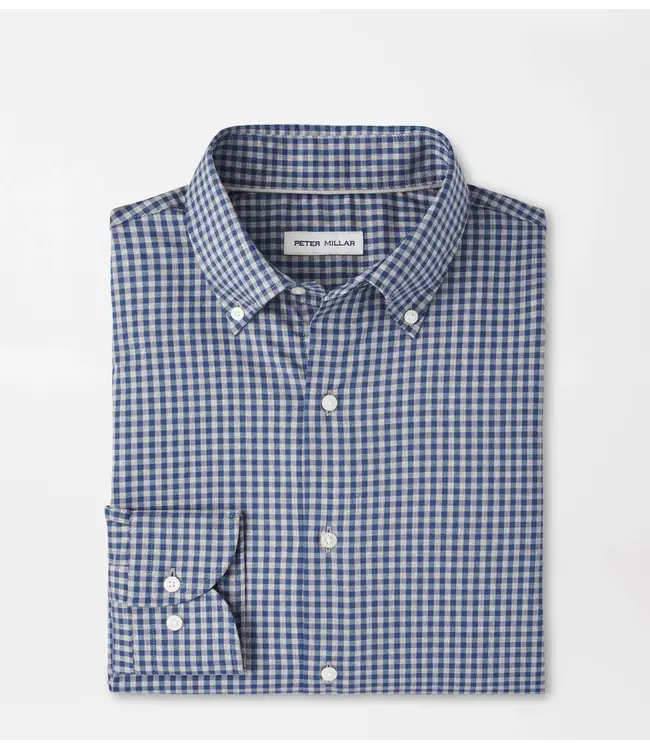Peter Millar M's Conway Crown Lite Cotton-Stretch Sport Shirt
