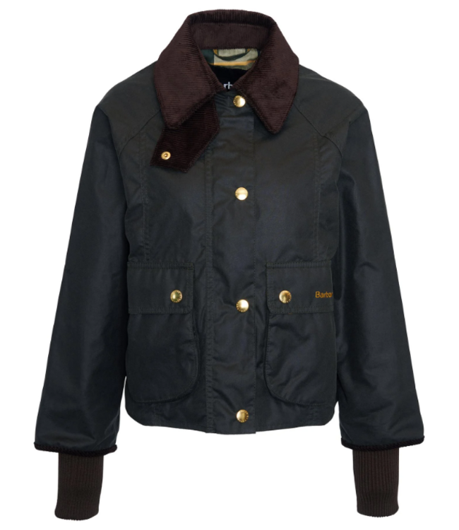 Barbour W's Cropped Beadnell Waxed Jacket