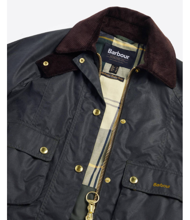 Barbour W's Cropped Beadnell Waxed Jacket