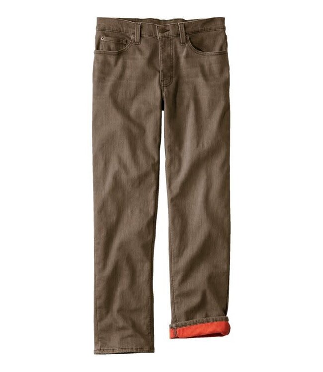 L.L.Bean M's BeanFlex® Jeans, Standard Athletic Fit, Fleece-Lined