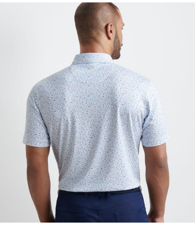 Peter Millar M's On The Hunt Performance Jersey Polo