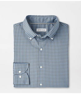 Peter Millar M's Conway Crown Lite Cotton-Stretch Sport Shirt