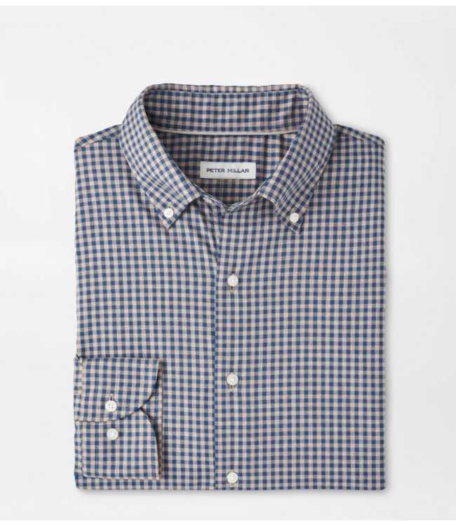 Peter Millar M's Conway Crown Lite Cotton-Stretch Sport Shirt