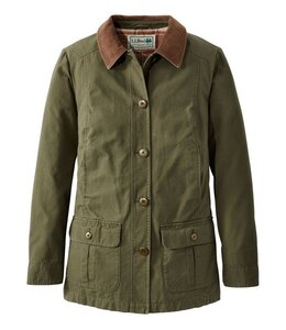 L.L.Bean W's Adirondack Barn Coat, Flannel-Lined