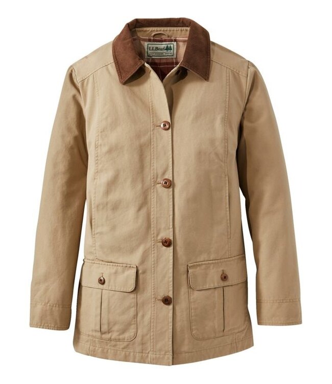 L.L.Bean W's Adirondack Barn Coat, Flannel-Lined
