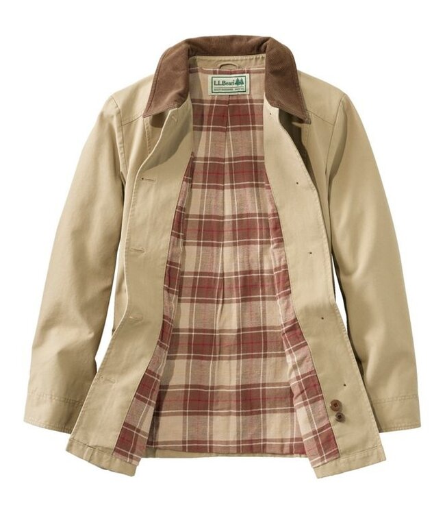 L.L.Bean W's Adirondack Barn Coat, Flannel-Lined