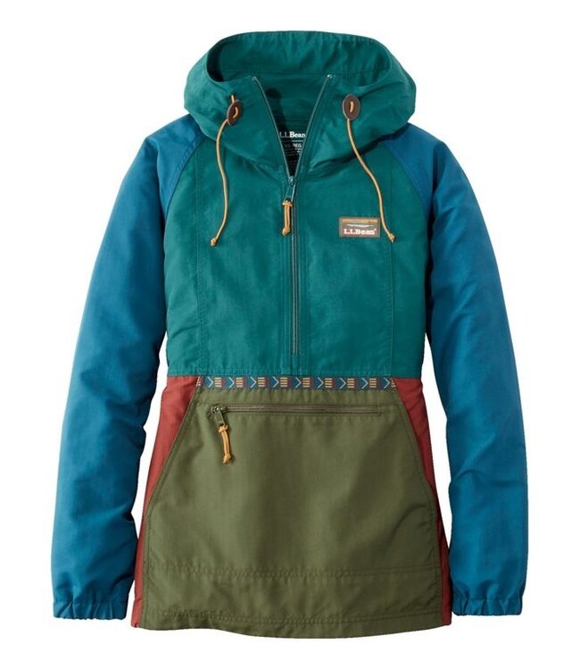 L.L.Bean W's Mountain Classic Anorak, Multi-Color
