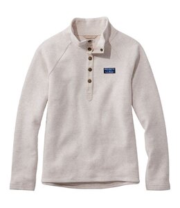 L.L.Bean W's Lakewashed Double-Knit Quarter-Snap