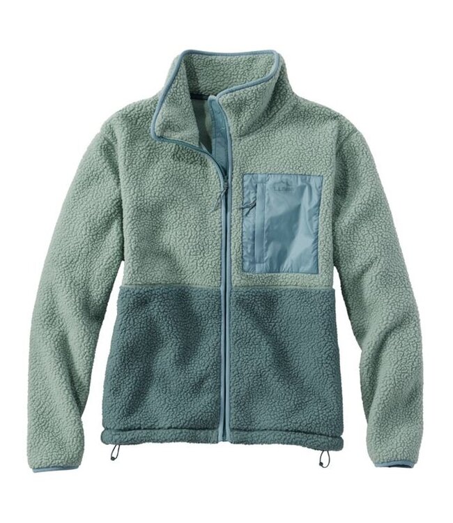 L.L.Bean W's Mountainside Fleece Jacket, Colorblock