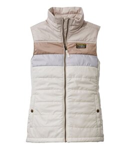 L.L.Bean W's Mountain Classic Puffer Vest, Colorblock