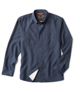 Orvis M's L/S Tech Chambray Work Shirt