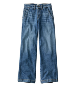 L.L.Bean W's 207 Vintage Jeans, High-Rise Wide-Leg