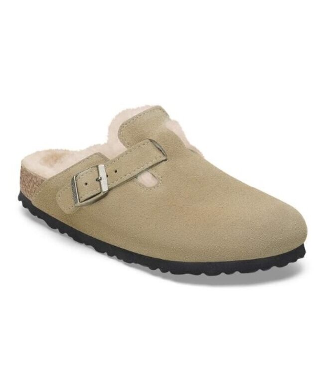 Birkenstock Boston Shearling Suede Leather