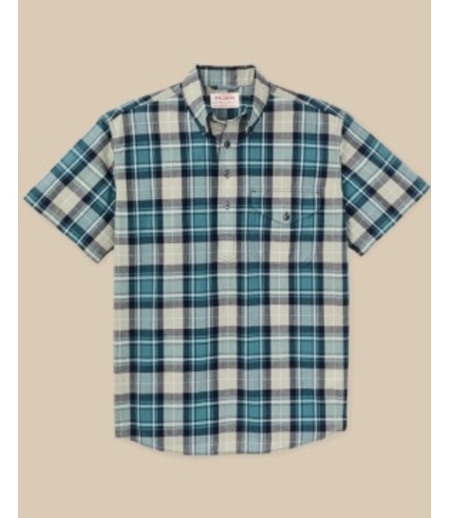 Filson M's S/S Madras Popover Shirt