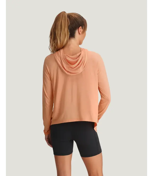 Free Fly W's Bamboo Lightweight Cropped Hoodie