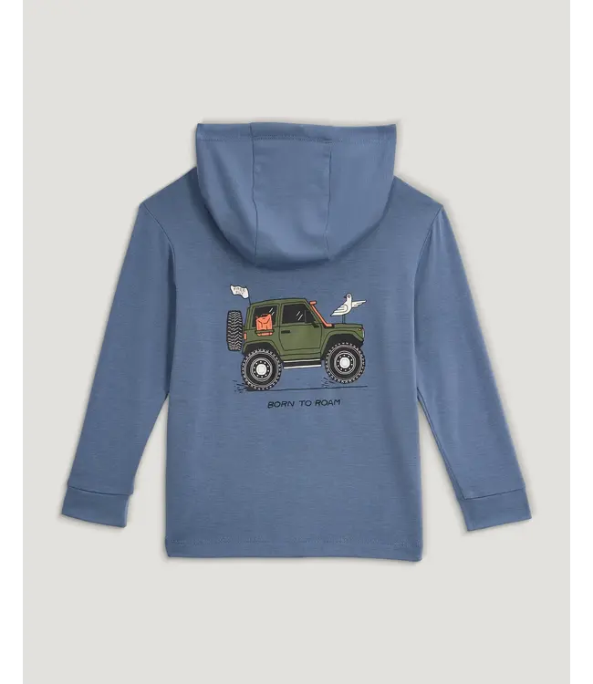 Free Fly Toddler Bamboo Shade Graphic Hoodie