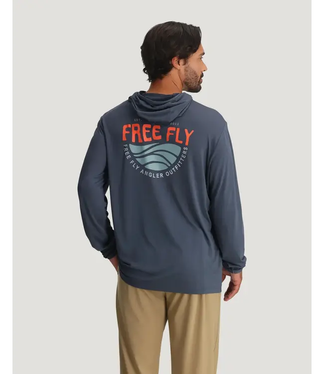 Free Fly M's Bamboo Lightweight Graphic Hoodie