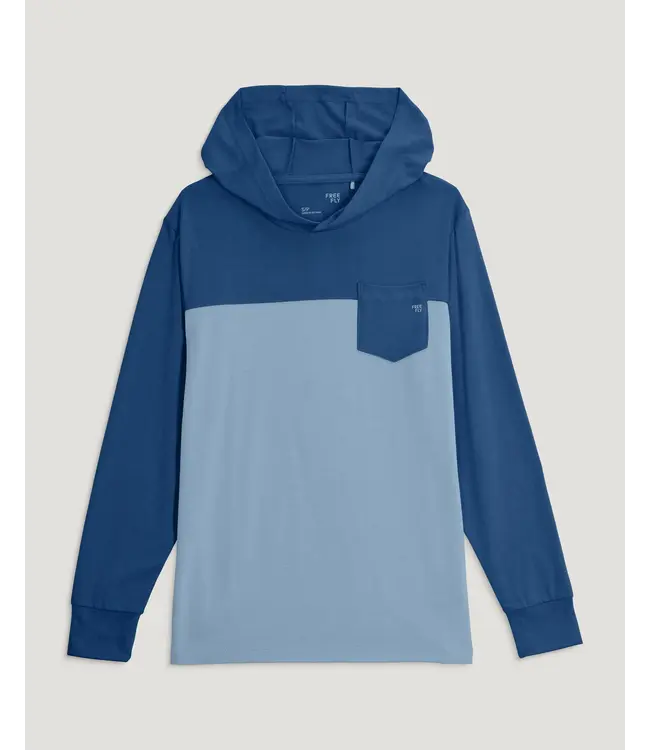 Free Fly Youth Colorblock Bamboo Shade Hoodie