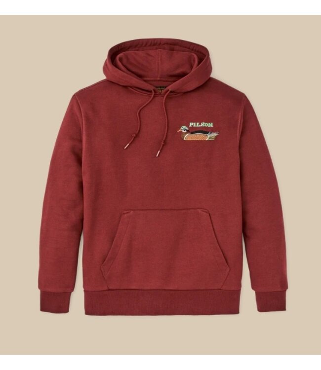 Filson M's Ducks Prospector Embroidered Hoodie