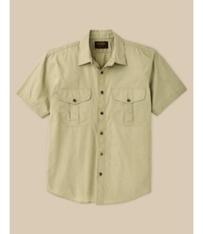 Filson M's S/S Washed Feather Cloth Shirt