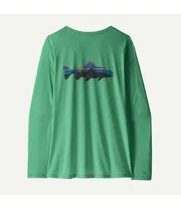 Patagonia W's L/S Capilene® Cool Daily Shirt - Fitz Roy Trout