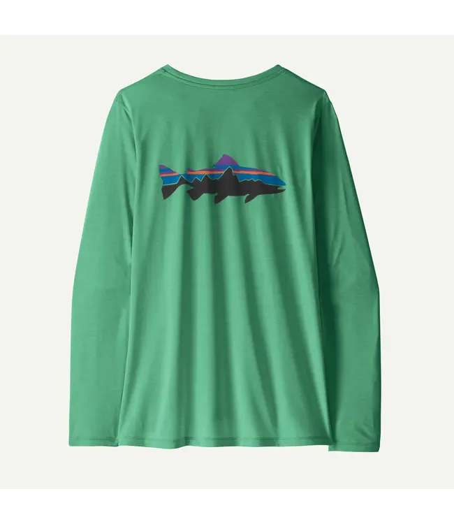 Patagonia W's L/S Capilene® Cool Daily Shirt - Fitz Roy Trout
