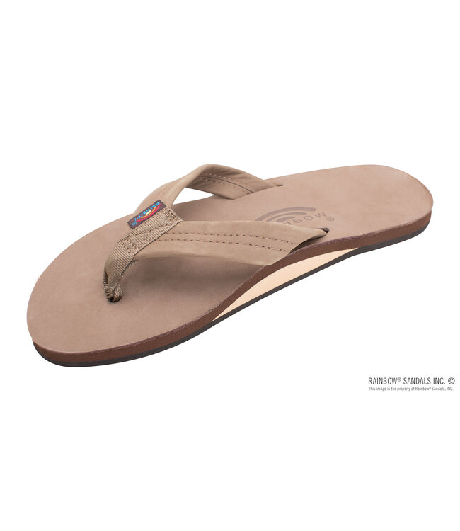 W's Single Layer Premier Leather w/Arch Support 1" Strap
