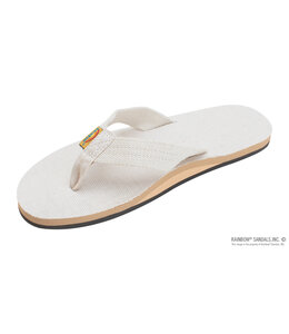 Rainbow Sandals W's Single Layer Hemp Top and Strap w/Arch Support