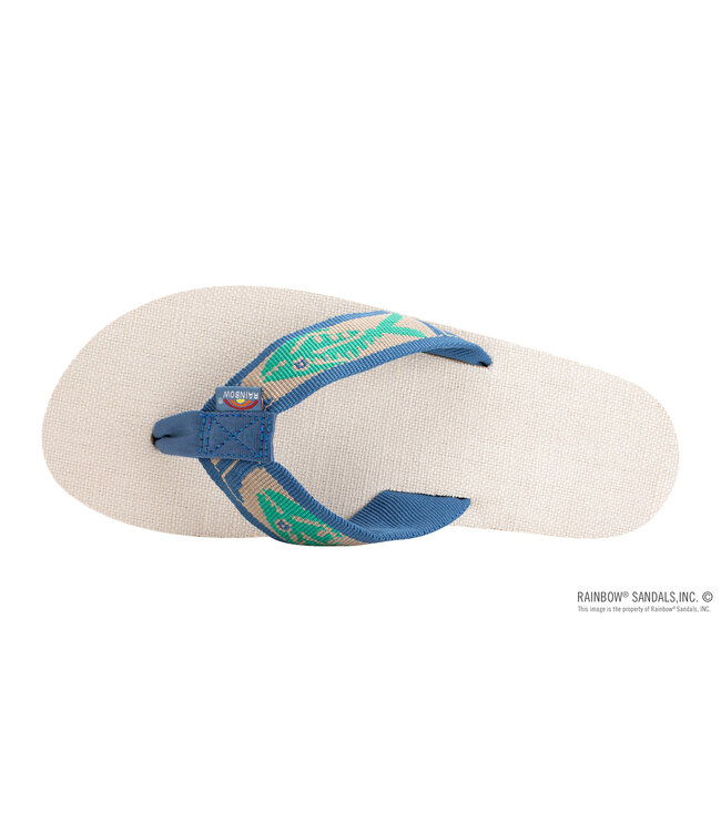 M's Single Layer Hemp w/Nylon Fish Pattern Strap