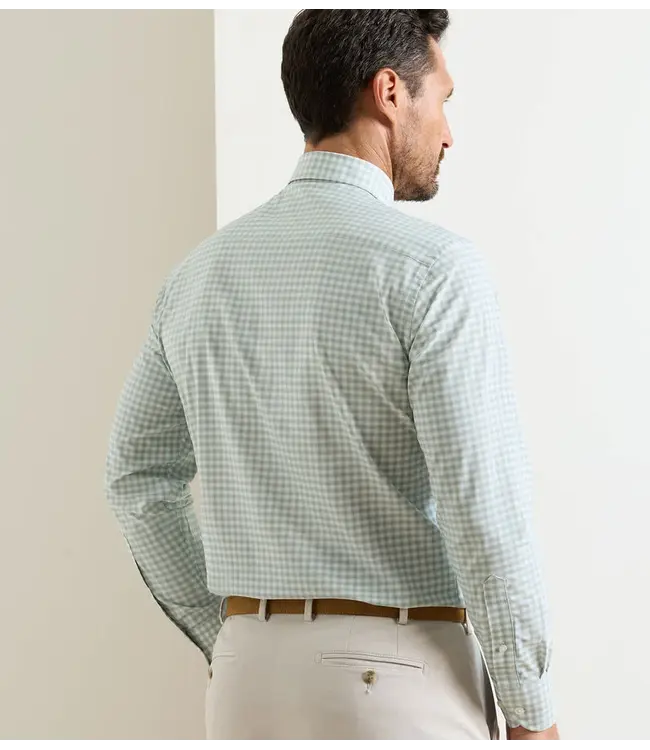 Peter Millar M's Lewis Performance Twill Sport Shirt